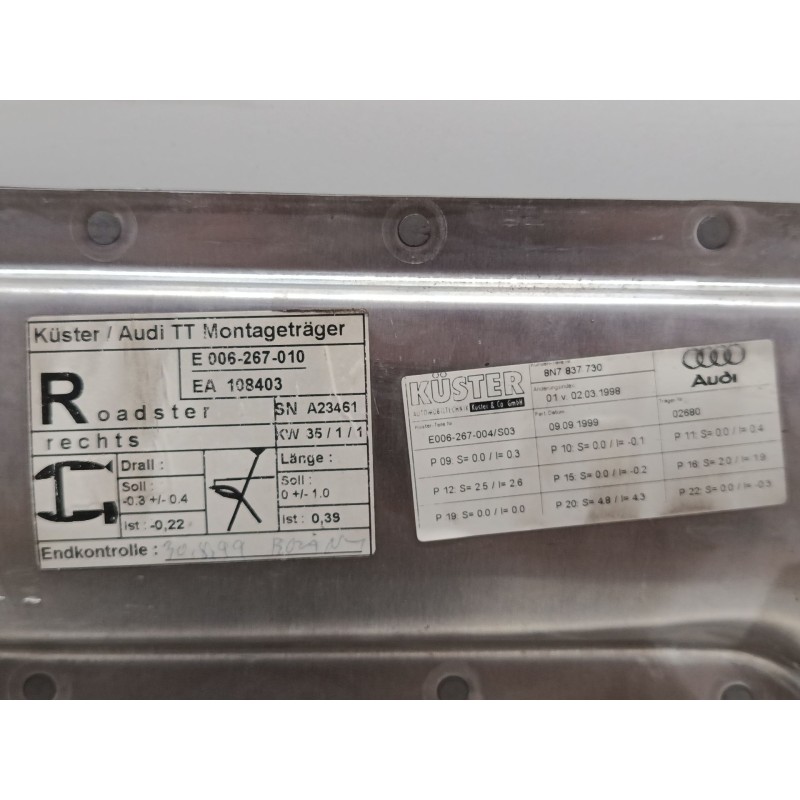 Recambio de elevalunas electrico delantero derecho para audi tt roadster (8n9) 1.8 t quattro referencia OEM IAM    Recambio de elevalunas electrico delantero derecho para audi tt roadster (8n9) 1.8 t quattro referencia OEM IAM