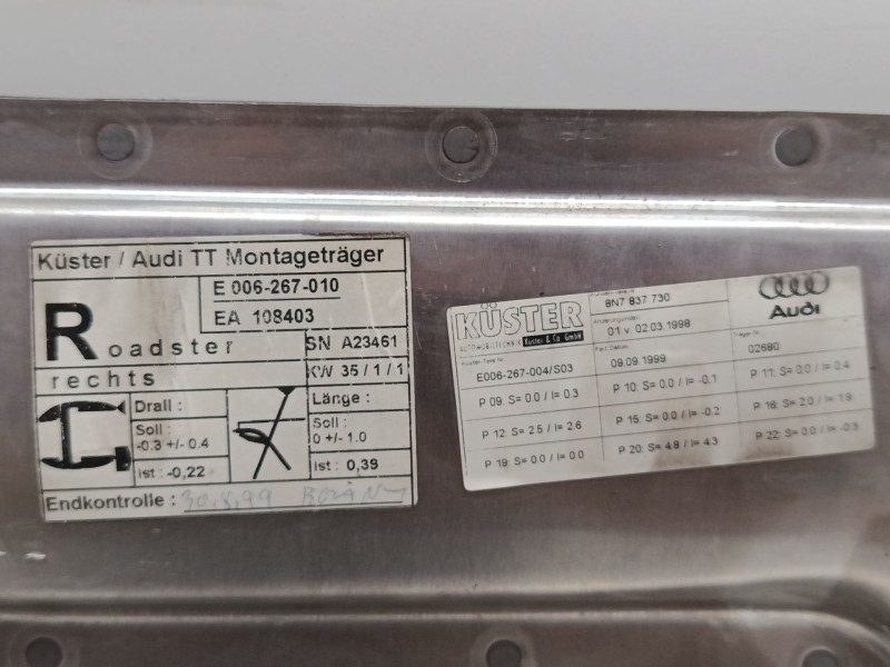 Recambio de elevalunas electrico delantero derecho para audi tt roadster (8n9) 1.8 t quattro referencia OEM IAM   