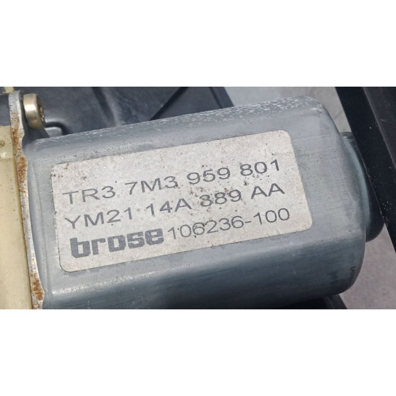 Recambio de elevalunas electrico delantero izquierdo para seat alhambra (7v8, 7v9) 2.0 i referencia OEM IAM 7m3959801   Recambio de elevalunas electrico delantero izquierdo para seat alhambra (7v8, 7v9) 2.0 i referencia OEM IAM 7m3959801