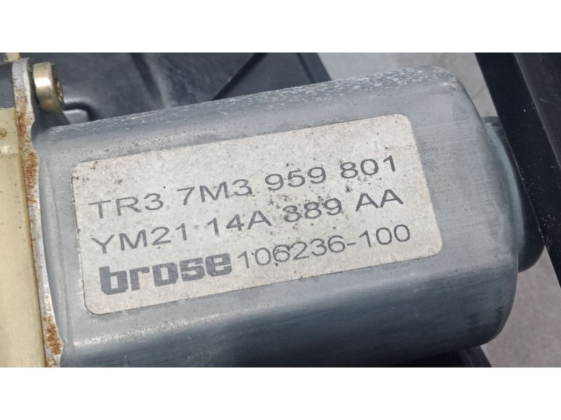 Recambio de elevalunas electrico delantero izquierdo para seat alhambra (7v8, 7v9) 2.0 i referencia OEM IAM 7m3959801   Recambio de elevalunas electrico delantero izquierdo para seat alhambra (7v8, 7v9) 2.0 i referencia OEM IAM 7m3959801