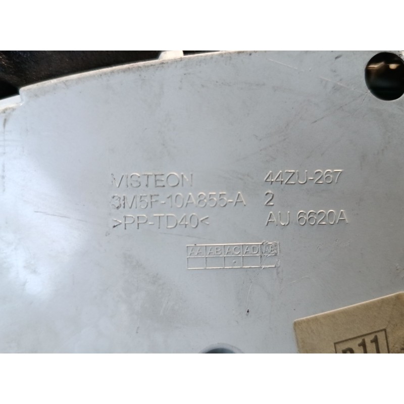 Recambio de cuadro instrumentos para ford focus c-max (dm2) 1.6 tdci referencia OEM IAM 3M5F10A855A  44ZU267 - AU6620A