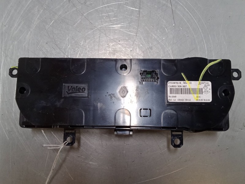 Recambio de mando climatizador para renault captur i (j5_, h5_) 1.5 dci 90 referencia OEM IAM 275108796r  