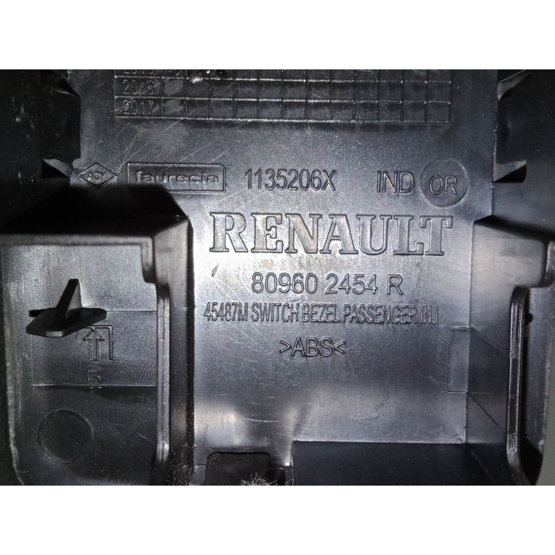 Recambio de mando elevalunas delantero derecho para renault captur i (j5_, h5_) 1.5 dci 90 referencia OEM IAM 809602454R  