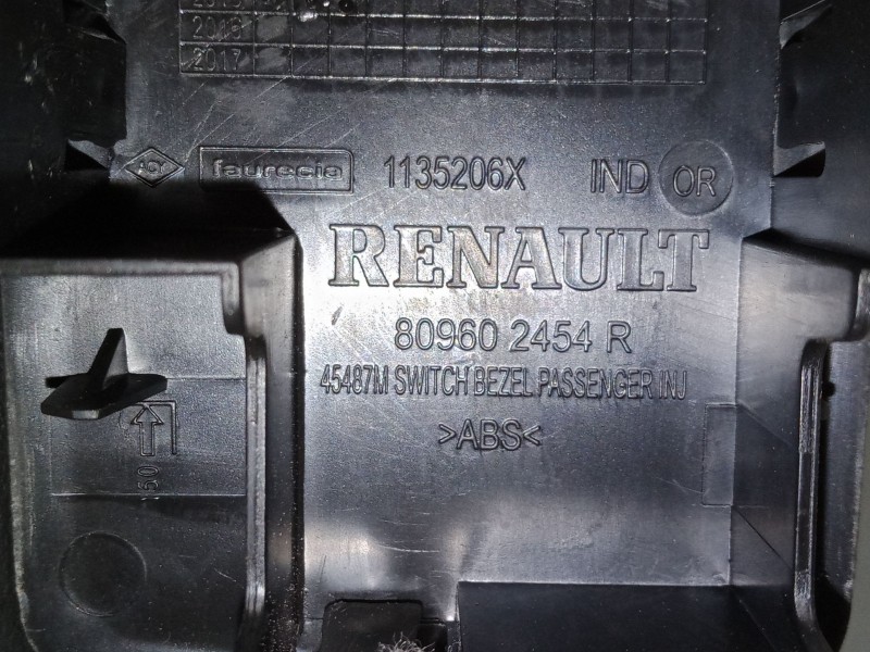 Recambio de mando elevalunas delantero derecho para renault captur i (j5_, h5_) 1.5 dci 90 referencia OEM IAM 809602454R  