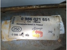 Recambio de motor arranque para citroën nemo monospace 1.4 hdi referencia OEM IAM 0986021651  