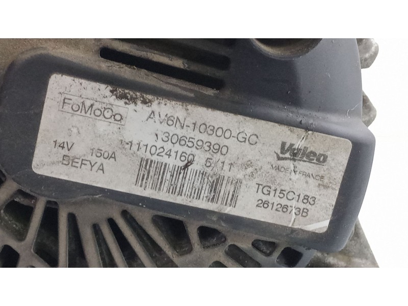 Recambio de alternador para ford focus iii 1.6 tdci referencia OEM IAM AV6N10300GC TG15C183 30659390