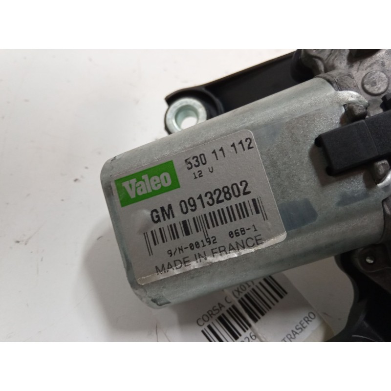 Recambio de motor limpia trasero para opel corsa c (x01) 1.2 (f08, f68) referencia OEM IAM    Recambio de motor limpia trasero para opel corsa c (x01) 1.2 (f08, f68) referencia OEM IAM