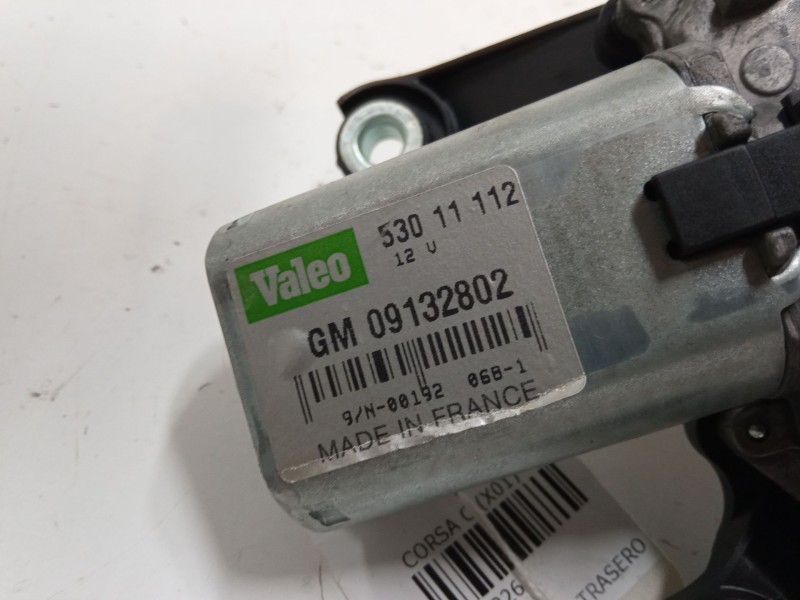 Recambio de motor limpia trasero para opel corsa c (x01) 1.2 (f08, f68) referencia OEM IAM    Recambio de motor limpia trasero para opel corsa c (x01) 1.2 (f08, f68) referencia OEM IAM