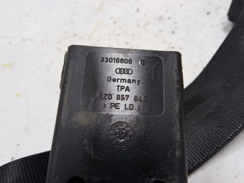 Recambio de cinturon seguridad trasero izquierdo para audi a2 (8z0) 1.4 tdi referencia OEM IAM    Recambio de cinturon seguridad trasero izquierdo para audi a2 (8z0) 1.4 tdi referencia OEM IAM