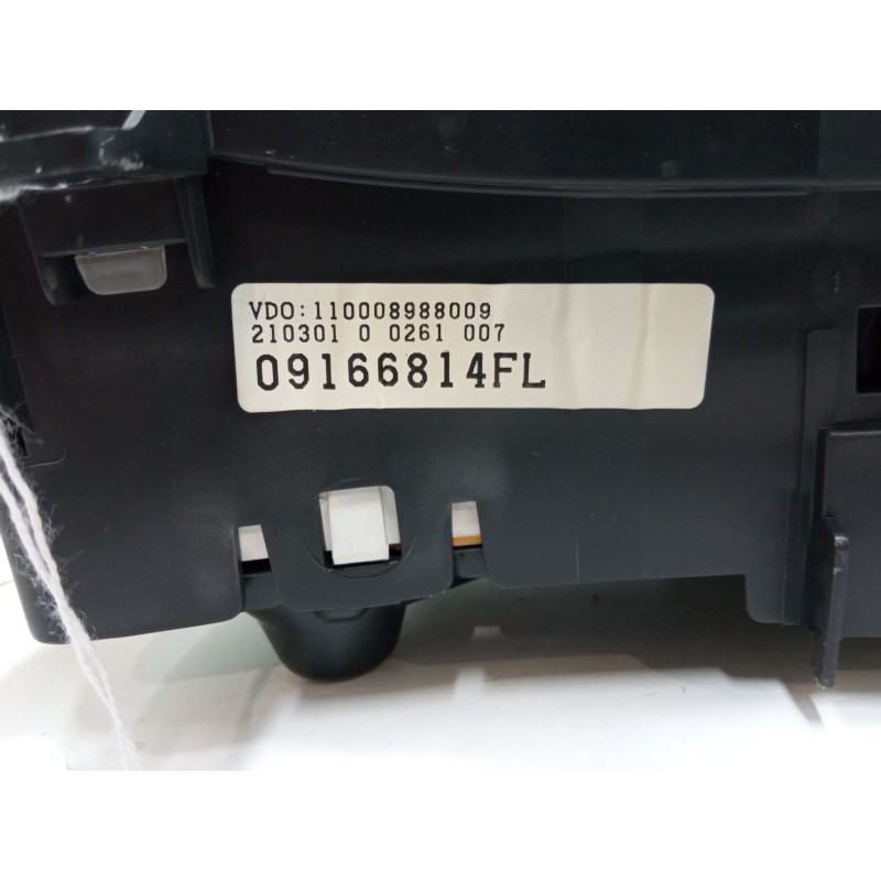Recambio de cuadro instrumentos para opel corsa c (x01) 1.2 (f08, f68) referencia OEM IAM 09166814FL   Recambio de cuadro instrumentos para opel corsa c (x01) 1.2 (f08, f68) referencia OEM IAM 09166814FL
