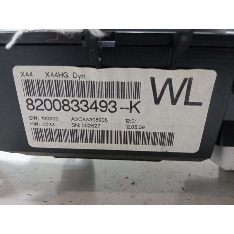 Recambio de cuadro instrumentos para renault twingo ii (cn0_) 1.2 16v (cn0k, cn0v) referencia OEM IAM 8200833493   Recambio de cuadro instrumentos para renault twingo ii (cn0_) 1.2 16v (cn0k, cn0v) referencia OEM IAM 8200833493