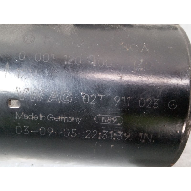 Recambio de motor arranque para seat ibiza iii (6l1) 1.4 16v referencia OEM IAM 02T911023G 0001120400 0001120400
