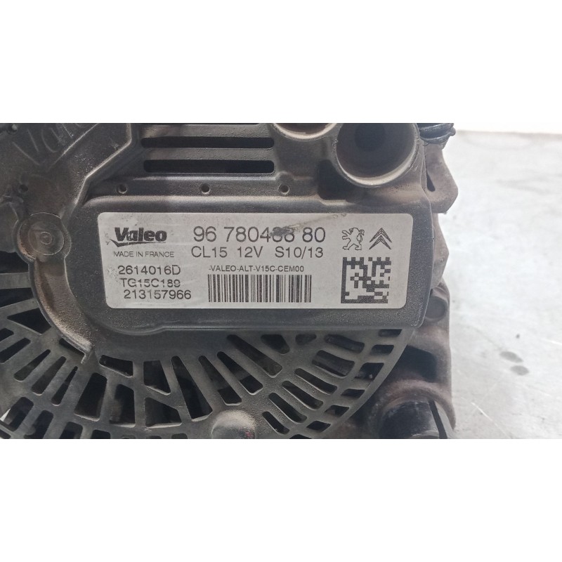 Recambio de alternador para peugeot 3008 i monospace (0u_) 1.6 hdi 115 / bluehdi 115 referencia OEM IAM 9678048880  