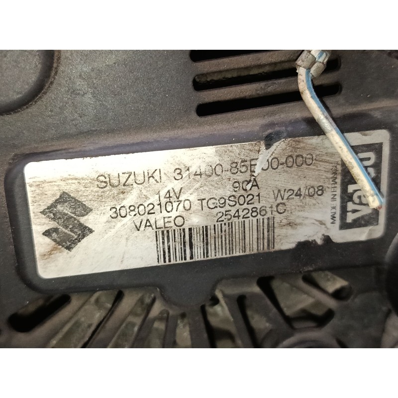 Recambio de alternador para suzuki swift iii (mz, ez) 1.3 ddis (rs 413d) referencia OEM IAM 3140085E00000  