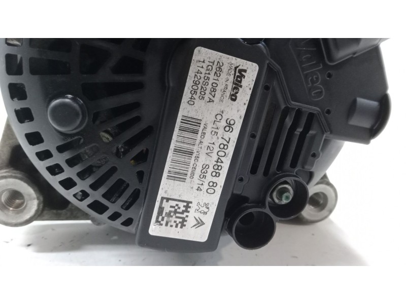 Recambio de alternador para peugeot partner tepee 1.6 hdi / bluehdi 75 referencia OEM IAM 9678048880 TG15S205 
