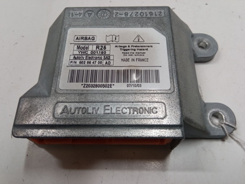 Recambio de centralita airbag para rover 25 i hatchback (rf) 2.0 idt referencia OEM IAM   