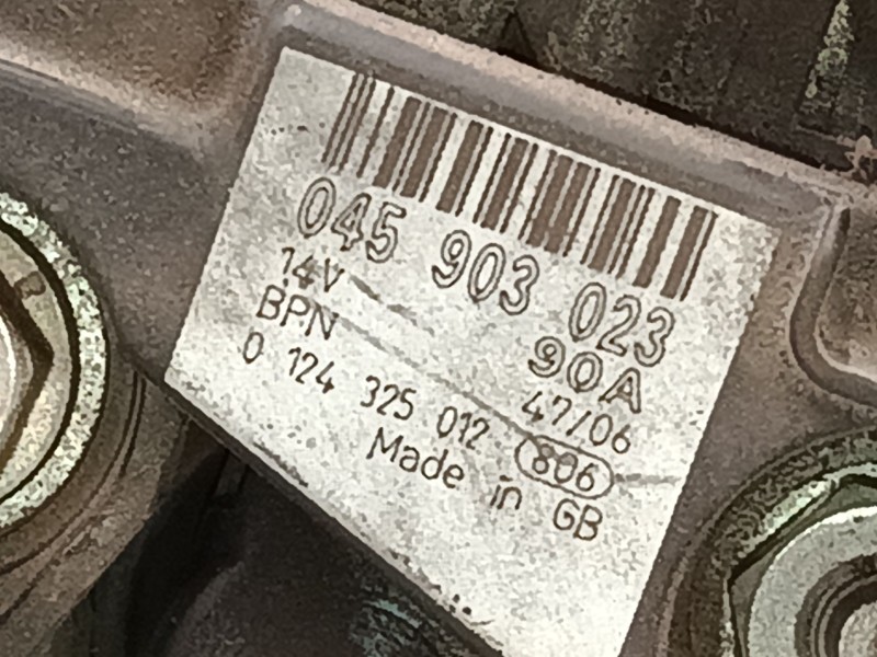 Recambio de alternador para seat ibiza iii (6l1) 1.4 tdi referencia OEM IAM 045903023  0124325012