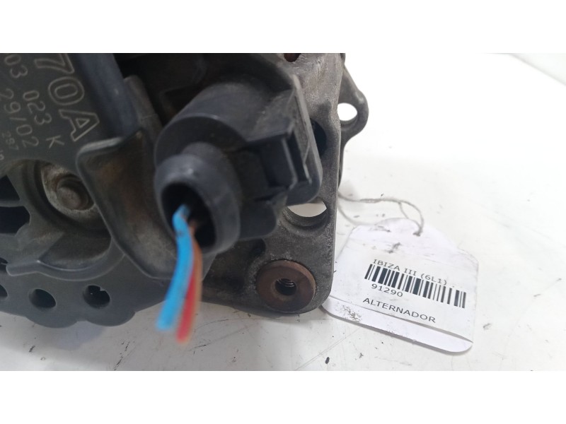 Recambio de alternador para seat ibiza iii (6l1) 1.9 sdi referencia OEM IAM 038903023K  0124315001