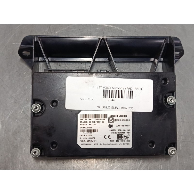 Recambio de modulo electronico para ford transit v363 autobús (fad, fbd) 2.2 tdci rwd referencia OEM IAM EK2T14B428RB  