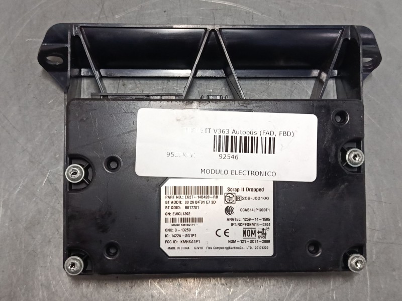 Recambio de modulo electronico para ford transit v363 autobús (fad, fbd) 2.2 tdci rwd referencia OEM IAM EK2T14B428RB  
