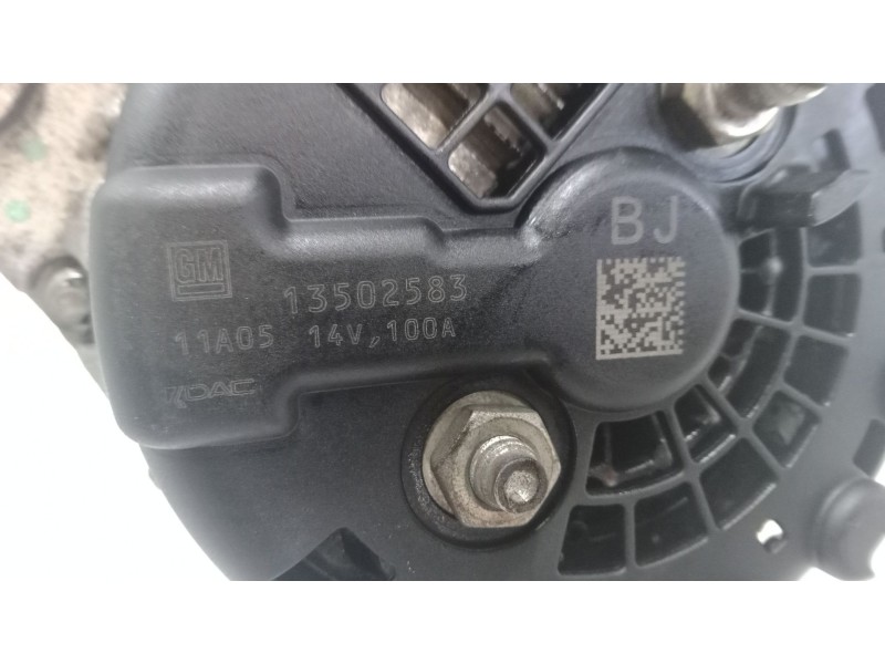 Recambio de alternador para opel astra j (p10) 2.0 cdti (68) referencia OEM IAM 13502583  