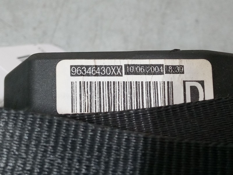 Recambio de cinturon seguridad delantero derecho para peugeot 307 (3a/c) 1.4 16v referencia OEM IAM 96346430xx  