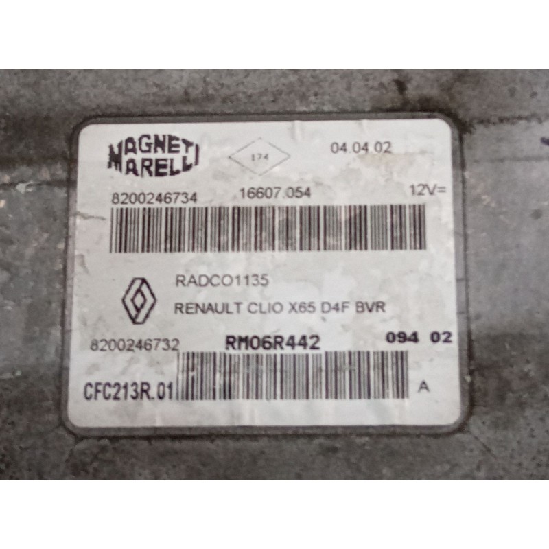Recambio de centralita motor uce para citroën xsara (n1) 1.6 16v referencia OEM IAM 82002467348200246732 RM06R442 CFC213R01
