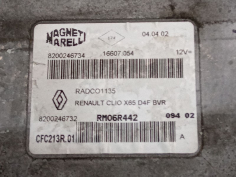 Recambio de centralita motor uce para citroën xsara (n1) 1.6 16v referencia OEM IAM 82002467348200246732 RM06R442 CFC213R01