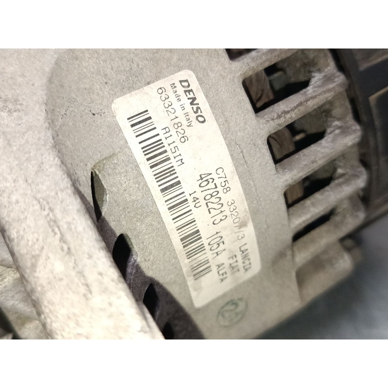 Recambio de alternador para alfa romeo 147 (937_) 1.9 jtdm 8v (937.axd1a, 937.axu1a, 937.bxu1a) referencia OEM IAM 46782213  