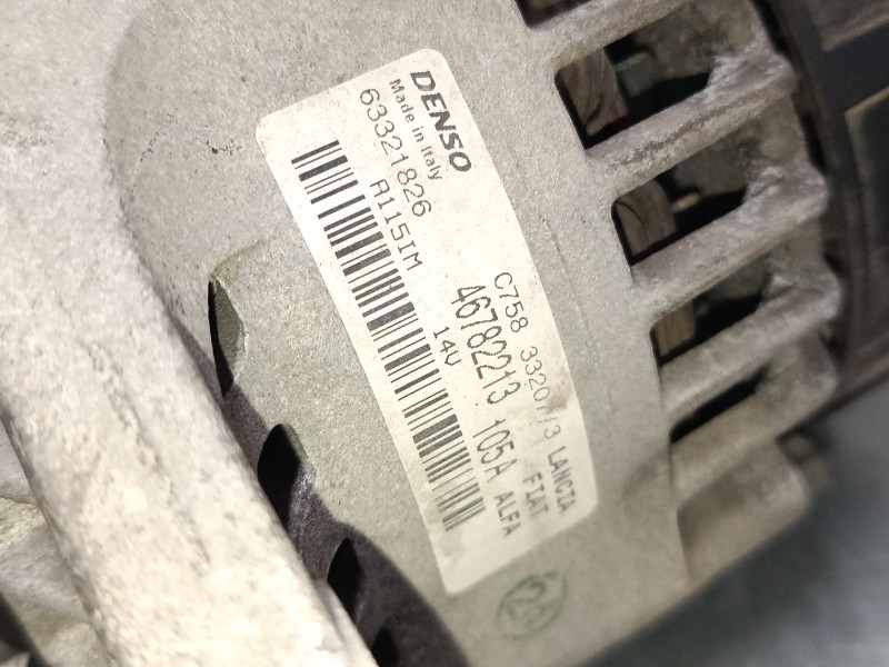 Recambio de alternador para alfa romeo 147 (937_) 1.9 jtdm 8v (937.axd1a, 937.axu1a, 937.bxu1a) referencia OEM IAM 46782213  