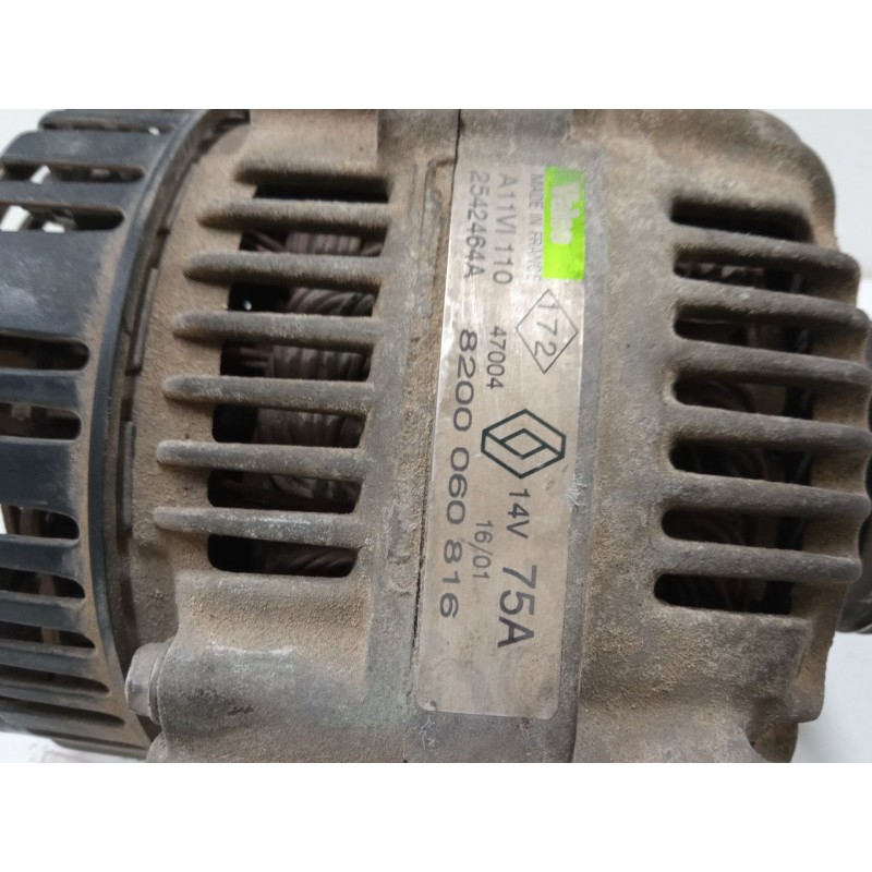 Recambio de alternador para renault twingo i (c06_) 1.2 16v (c06c, c06d, c06k) referencia OEM IAM 8200060816  
