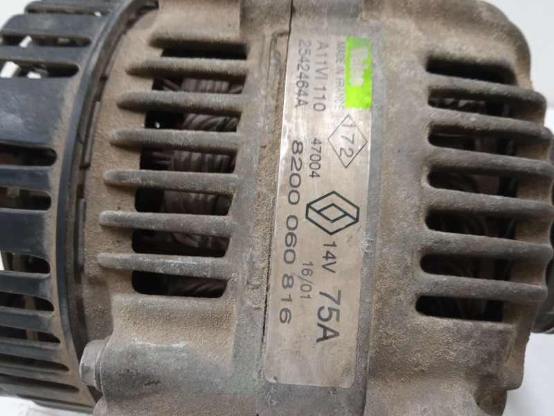 Recambio de alternador para renault twingo i (c06_) 1.2 16v (c06c, c06d, c06k) referencia OEM IAM 8200060816  
