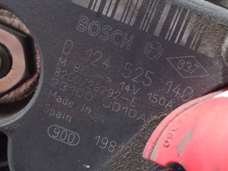 Recambio de alternador para nissan qashqai i (j10, nj10) 1.5 dci referencia OEM IAM 0124525140 8200728292E 