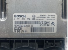 Recambio de centralita motor uce para citroën c4 picasso i monospace (ud_) 1.6 hdi referencia OEM IAM 9653958900 0281012980  2