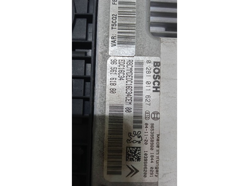 Recambio de centralita motor uce para peugeot 307 sw (3h) 1.6 hdi 110 referencia OEM IAM   