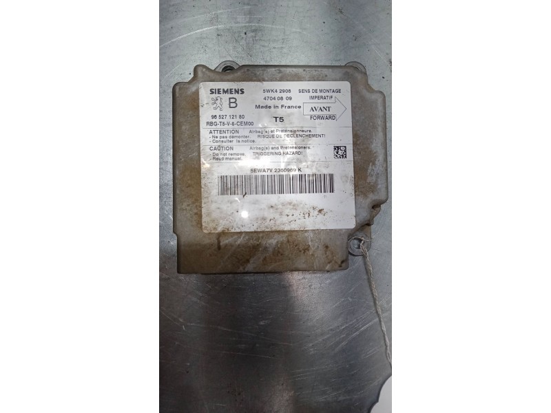 Recambio de centralita airbag para peugeot 307 sw (3h) 1.6 hdi 110 referencia OEM IAM 9652712180  