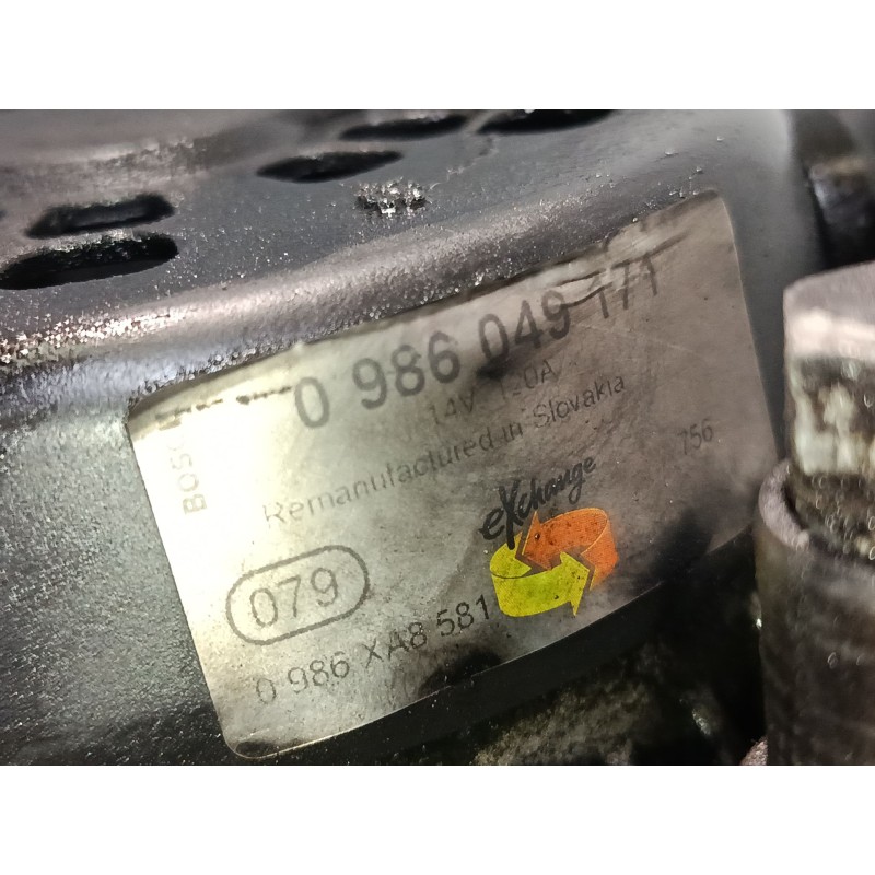 Recambio de alternador para ford focus ii (da_, hcp, dp) 1.6 tdci referencia OEM IAM 0986049171  
