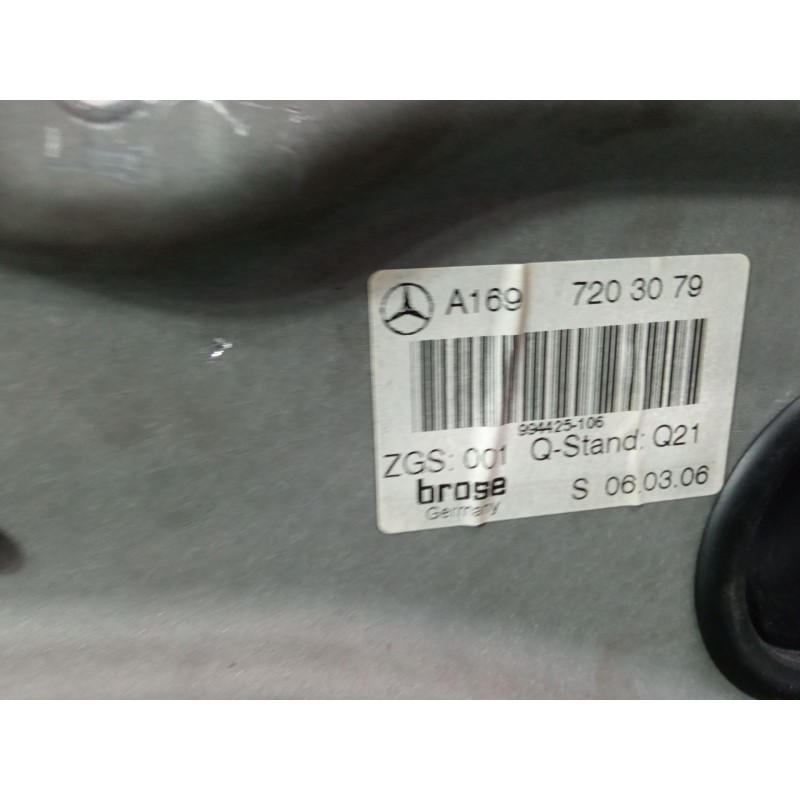 Recambio de elevalunas electrico delantero derecho para mercedes-benz clase a (w169) a 180 cdi (169.007, 169.307) referencia OEM