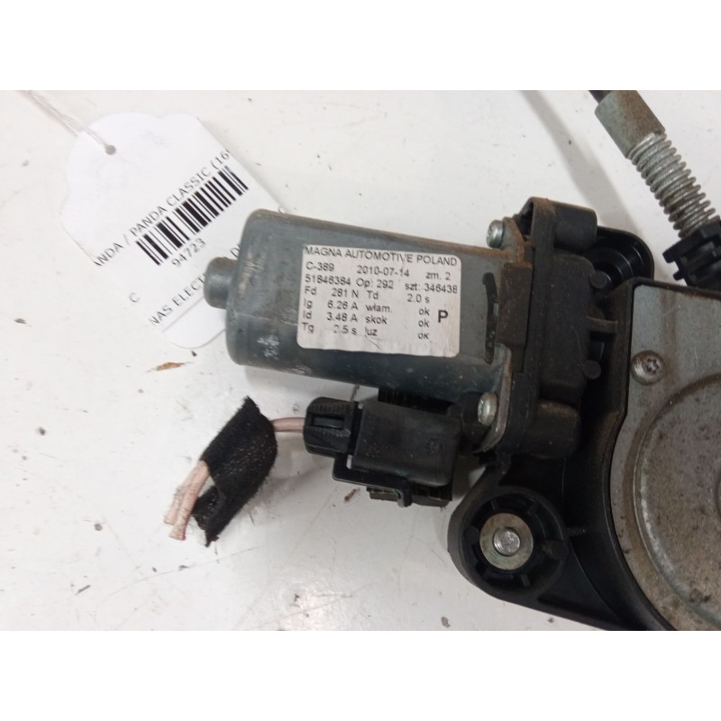 Recambio de elevalunas electrico delantero derecho para fiat panda / panda classic (169_) 1.2 (169.axb11, 169.axb1a) referencia 