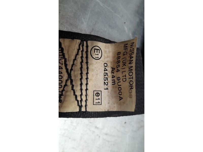 Recambio de cinturon seguridad trasero central para nissan note (e11, ne11) 1.5 dci referencia OEM IAM   