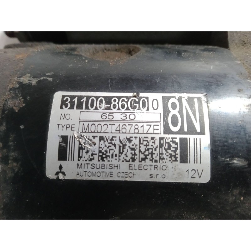 Recambio de motor arranque para suzuki swift iii (mz, ez) 1.3 (rs 413) referencia OEM IAM M002T467817E  