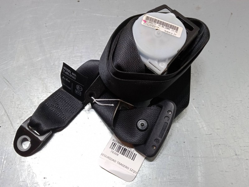 Recambio de cinturon seguridad trasero izquierdo para toyota avensis (_t25_) 2.4 (azt251_) referencia OEM IAM   