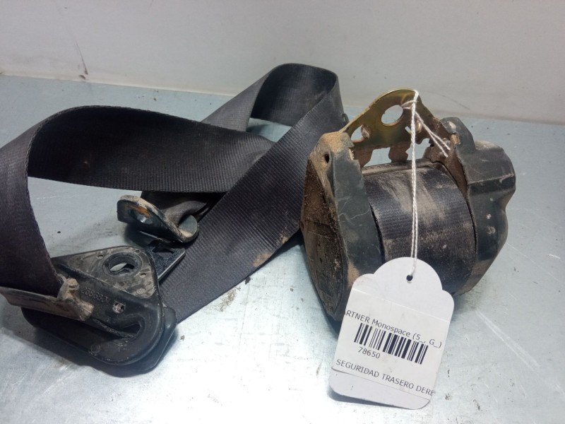 Recambio de cinturon seguridad trasero derecho para peugeot partner monospace (5_, g_) 1.9 d referencia OEM IAM   