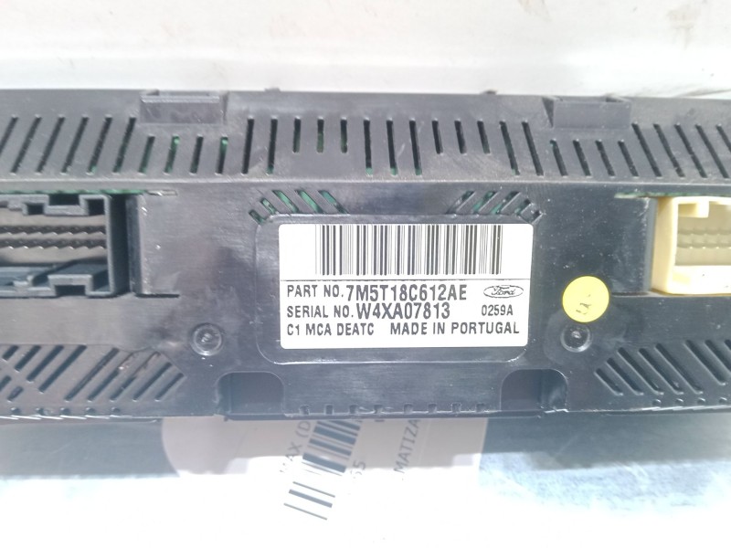 Recambio de mando climatizador para ford c-max (dm2) 1.6 tdci referencia OEM IAM 7m5t18c612ae  