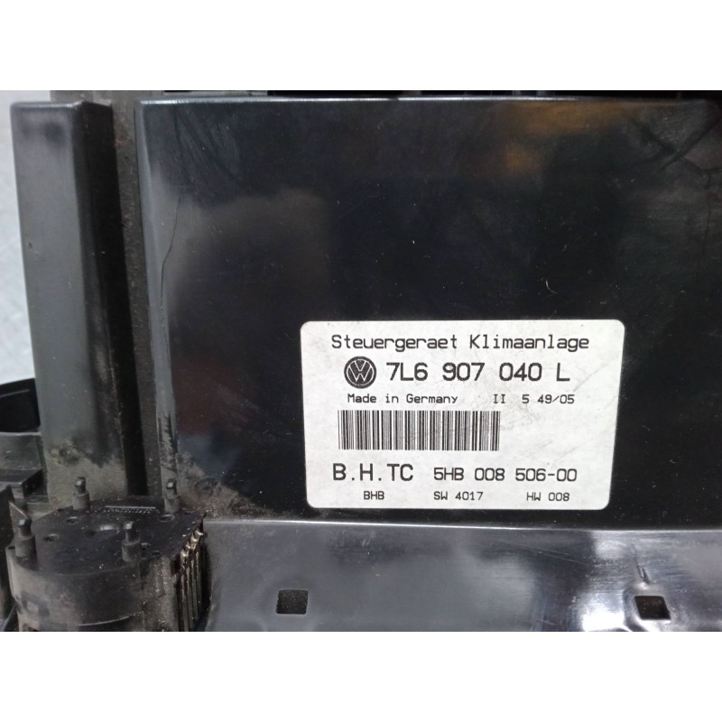 Recambio de mando climatizador para volkswagen touareg (7la, 7l6, 7l7) 2.5 r5 tdi referencia OEM IAM 7L6907040L  