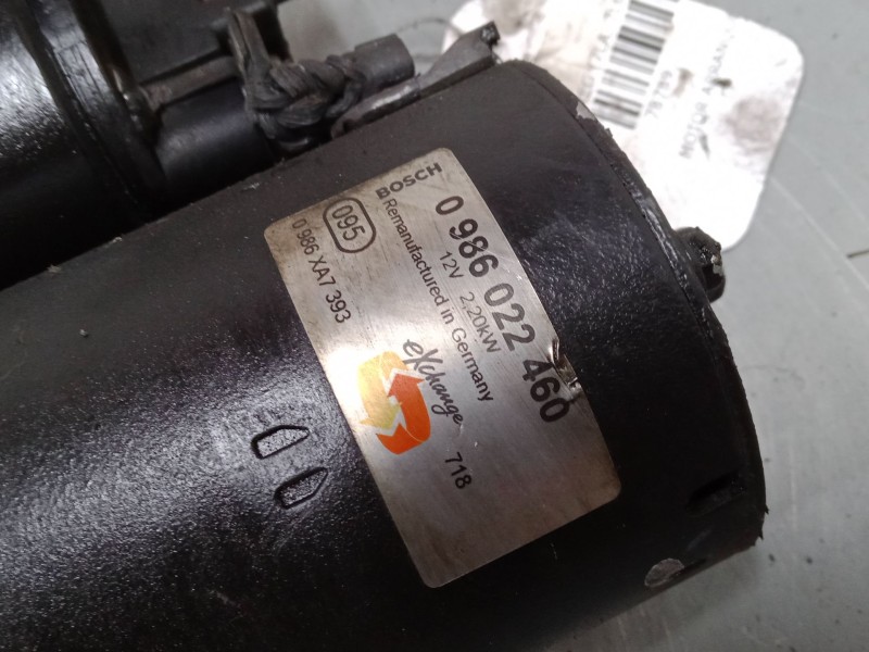 Recambio de motor arranque para volkswagen touareg (7la, 7l6, 7l7) 2.5 r5 tdi referencia OEM IAM 0986022460  