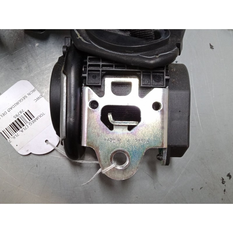 Recambio de cinturon seguridad delantero derecho para volkswagen touareg (7la, 7l6, 7l7) 2.5 r5 tdi referencia OEM IAM   