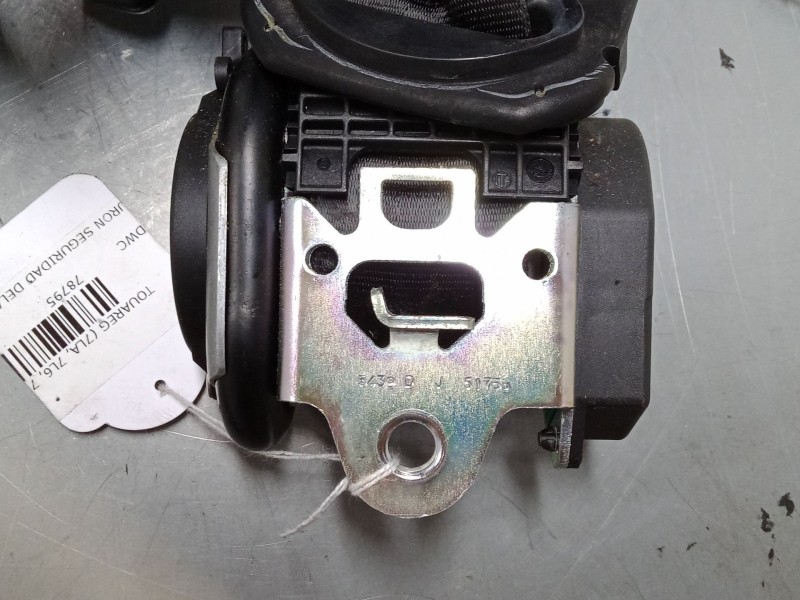 Recambio de cinturon seguridad delantero derecho para volkswagen touareg (7la, 7l6, 7l7) 2.5 r5 tdi referencia OEM IAM   