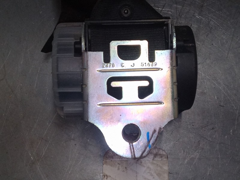 Recambio de cinturon seguridad trasero central para volkswagen touareg (7la, 7l6, 7l7) 2.5 r5 tdi referencia OEM IAM   