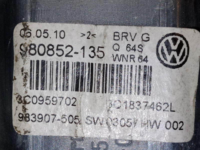 Recambio de elevalunas electrico delantero derecho para volkswagen passat b6 variant (3c5) 2.0 tdi referencia OEM IAM 3C0959702 